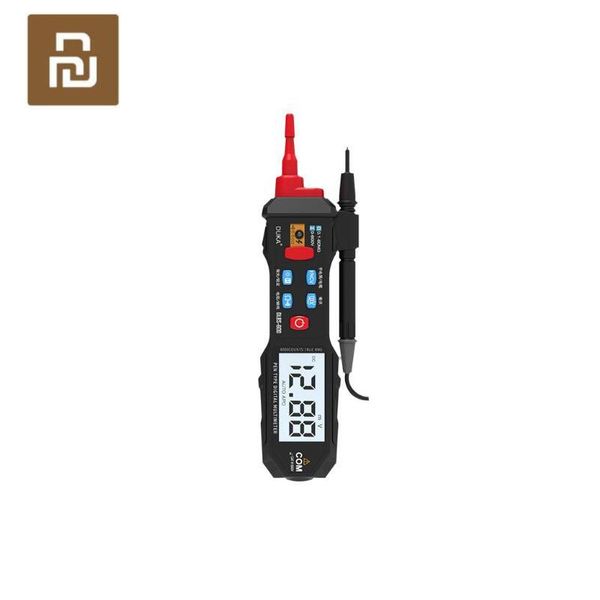 

smart home control duka lcd digital high precision multimeter pen non-contact detection sound light screen alarm easy measurement