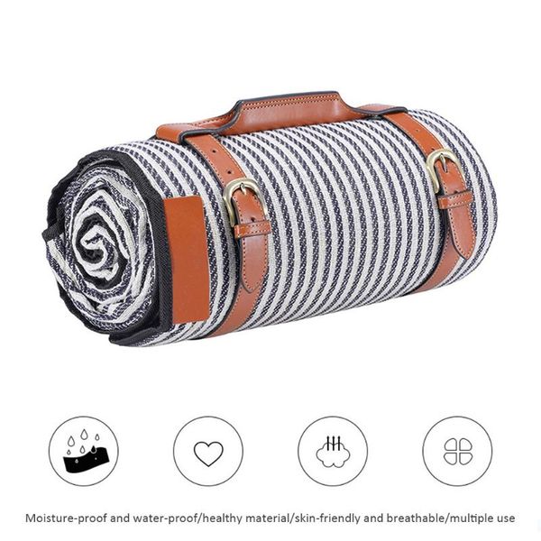 

outdoor pads 1.5x2m breathable foldable waterproof beach camping lawn mats picnic hiking mattress blanket mat