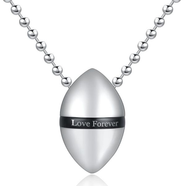 

four color men women stainless steel small perfume bottle necklace for daily wear anniversary & gift jewelry wholesale pendant necklaces, Silver