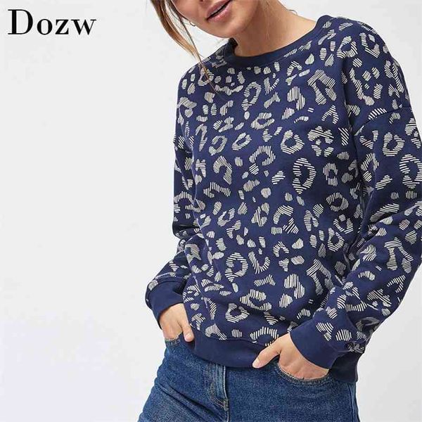 

autumn hoodies women o neck printed sweatshirt casual long sleeve pullover sweatshirts ladies leisure hoodie tunic 210515, Black