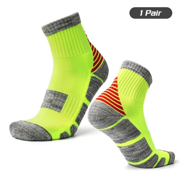 

sports socks professional cycling sport sock anti slip athletic crew basketball soccer bicycles running, Black