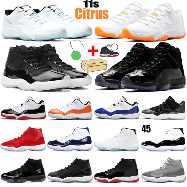 

basketball shoes 11s men women jumpman 11 25th anniversary jubilee citrus legend blue bred concord snakeskin cool grey mens sports sneakers