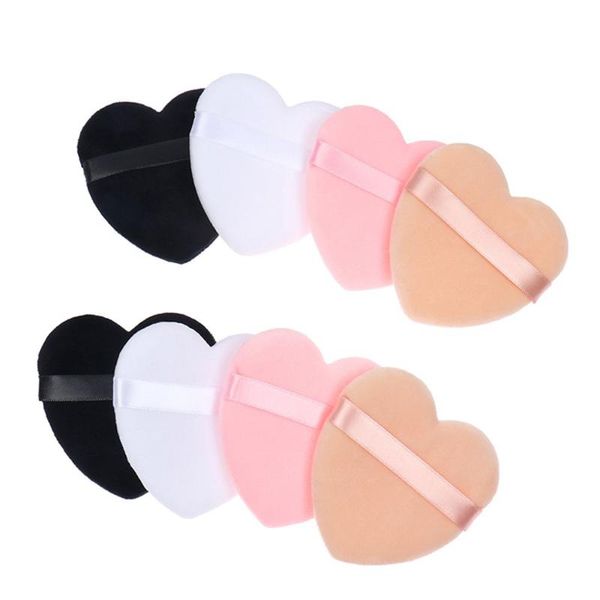 

sponges, applicators & cotton 2 pcs makeup puff heart shaped professional powder soft sponge loose foundation facial cosmetic tool