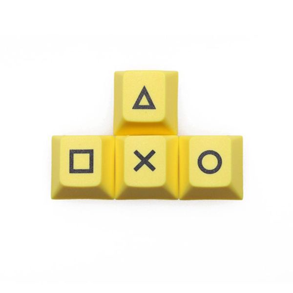 

keyboards 4pcs ps4 design colorful arrow keycaps for cherry mx switch mechanical gaming keyboard profile sublimation pbt