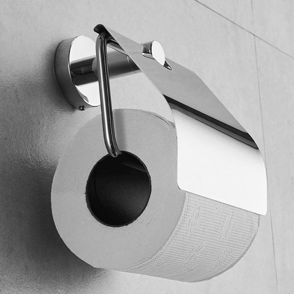 

toilet paper holders x7yf holder bathroom concise black wall mount stainless steel roll