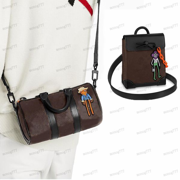 

keepall nano crossbody bag zoom with friends small handbag cartoon embroidery decoration shoulderbag backpack purses
