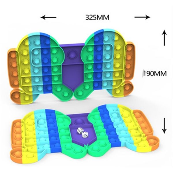 

new large double dolphin chessboard rat pioneer space children's educational toy rainbow werewolf killing