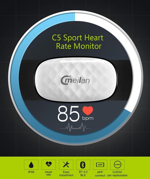 

bike computers meilan heart rate meter sensor bluetooth 4.0 ant strap outdoor sports fitness running mtb bicycle computer accessories