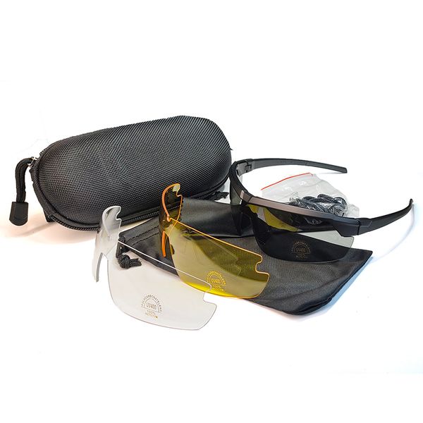 

brand tactical glassestactical glasses, fishing glasses, outdoor sports sunglasses suitable for men and women in multiple scenes 3 lens with, Black