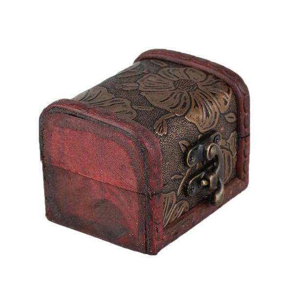 

storage boxes & bins personal jewelry display box necklace bracelet rings organizer wooden case gift vintage design