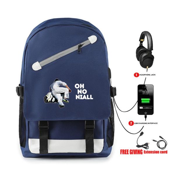 

backpack niall horan hip hop bag lady zipper school men travel computer