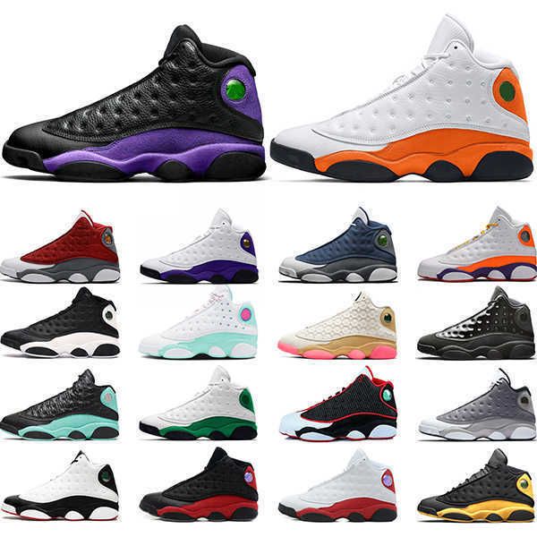 

men basketball shoes 13 13s reverse bred court purple red flint starfish gold glitter hyper royal chicago mens trainers sports sneakerscgy6