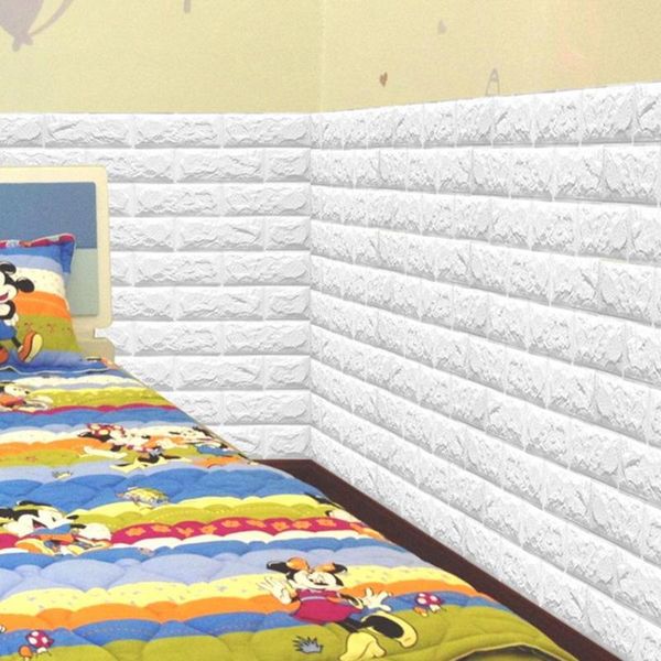 

wallpapers pe foam brick pattern wall stickers 3d diy home decoration