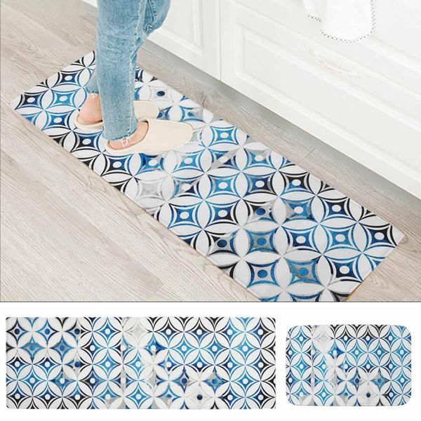 

cushion/decorative pillow waterproof oilproof kitchen mat antislip bath soft bedroom floor living room pvc leather carpet doormat rug