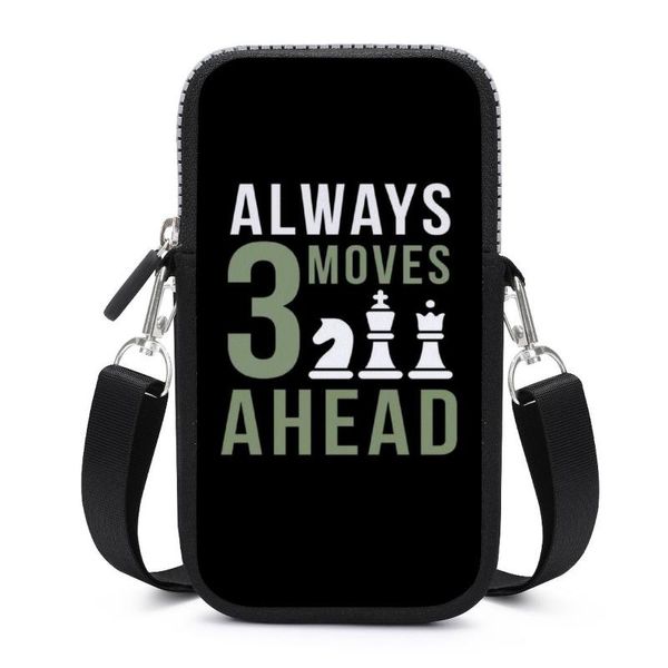 

evening bags chess shoulder bag fashion stylish mobile phone school female purse