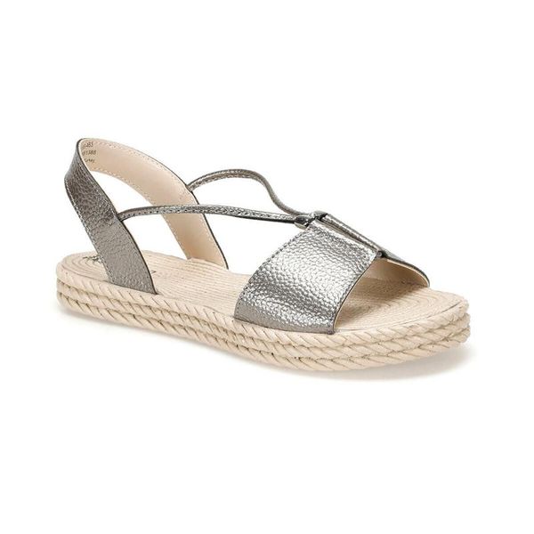 

19s-463 anthracite women sandals butigo, Black