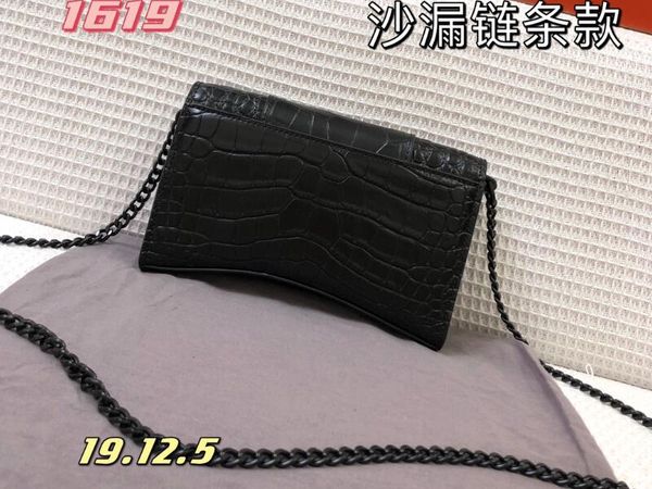 

realfine888 3a hourglasses wallet on chain shoulder bags with dust bag