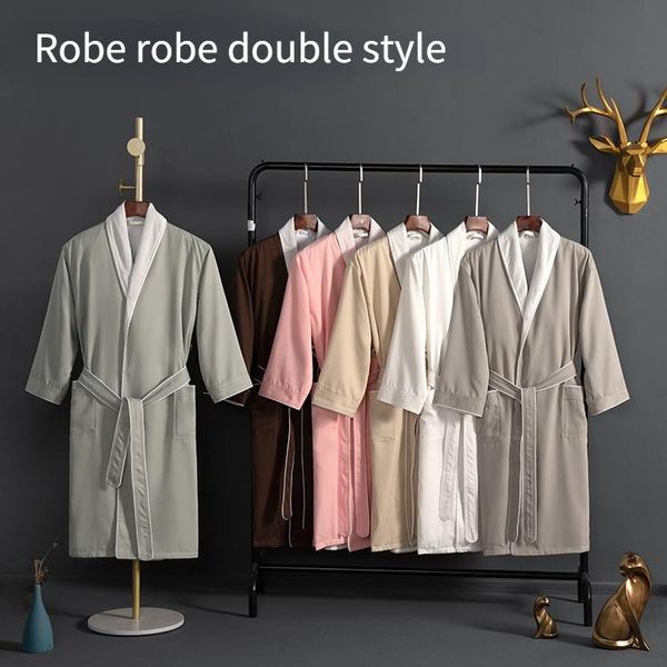 

towel bathrobe of five star el pure cotton for men and women long double layer absorbent quick drying