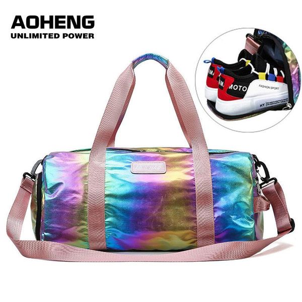 

duffel bags meisje sporttas mannen nieuwe vrouwen reizen handtas tote bag outdoor fitness tas waterdichte mannelijke sport tassen v