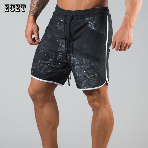 

men's shorts summer fashion streetwear casual pants half-length five-point jogger fitness sports, White;black