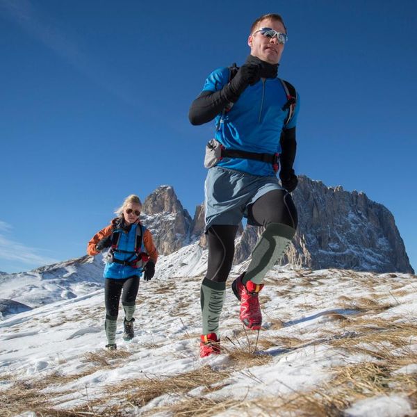 

sports socks randy sun waterproof men&women hiking camping running anti slip soccer length go fishing, Black