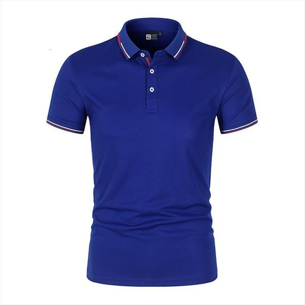

summer blue 50% cotton milk mens polos fiber solid color short sleeve polo shirt button trend casual soft slim, White;black
