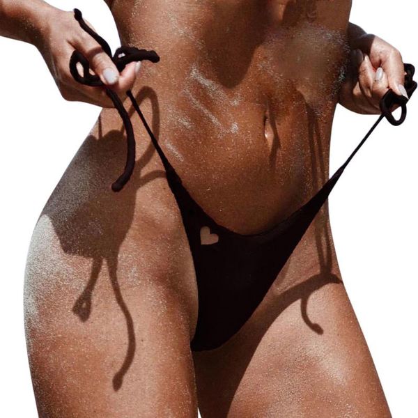 

women swimwear brazilian cheeky bikini bottom side tie thong bathing swimsuit swim trunks two-piece suits