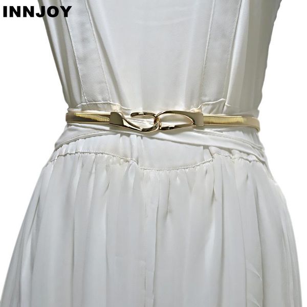 

belts ladies for dresses gold color elastic women metal stretch skinny girls waist with cinto feminino, Black;brown