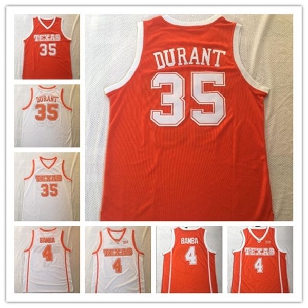 

GoodTexas Longhorns 35 Kevin Durant 4 Mohamed Bamba Jersey College Basketball jerseys Wears University Shirt Stitched Mens Top Quality, As shows