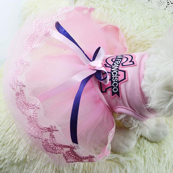 

pet princess dress beautiful dog cat clothes summer fashion puppy kitten skirt small medium dogs dresses supplies apparel