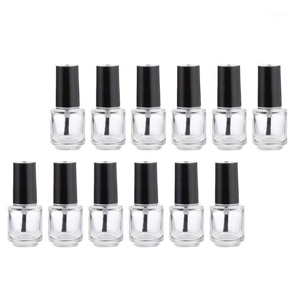 

storage bottles & jars 12pcs sub-packed nail polish glass empty art supplies