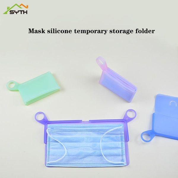 

storage bags preservation mask food grade silicone clip bag travel small saving girl wallet kid holder portable dustproof h