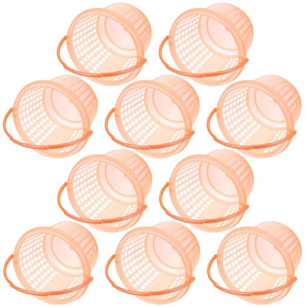 

storage baskets 10pcs fruit vegetable tote bath (random color)