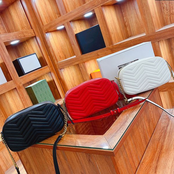 

3 colors luxury designer camera bag women fashion leather crossbody chain strap handbags shoulder bags