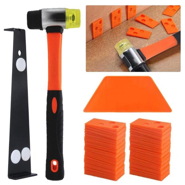 

professional hand tool sets laminate wood flooring installation kit spaces tapping block pull bar durable upgraded mallet set