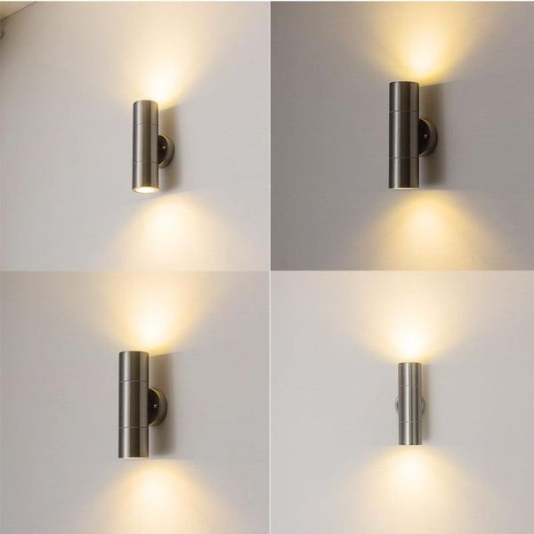 

outdoor waterproof ip65 wall lamp modern led light indoor sconce decorative lighting porch garden lights gu10 lamps