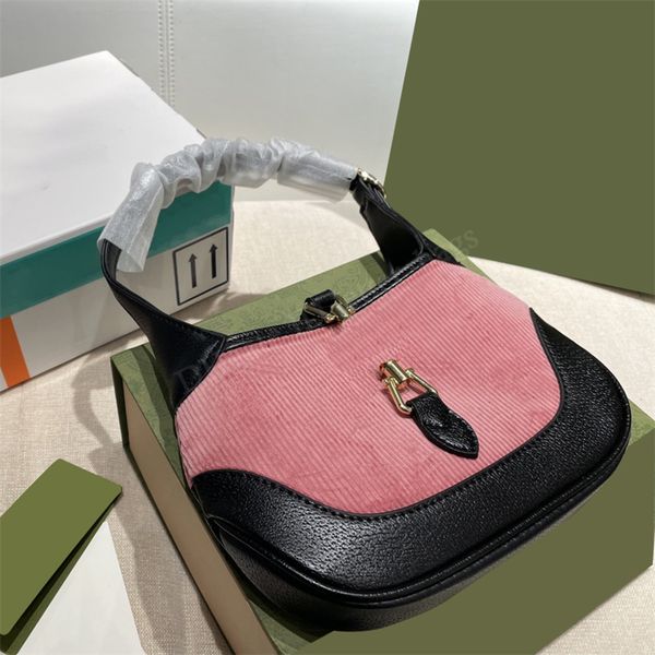

evening bag designers handbag shoulder crossbody tote bags wallets half moon hobo purses corduroy velvet underarm double letters women luxur