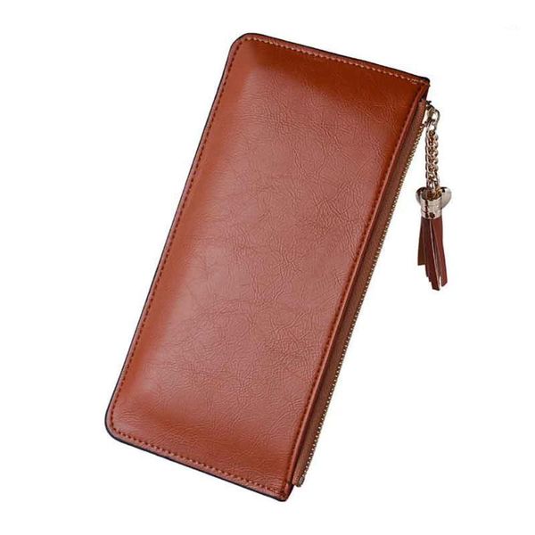 

wallets solid money long purse ultra thin pu leather casual ladies zipper card holder women wallet fashion coin mobile phone gift1, Red;black