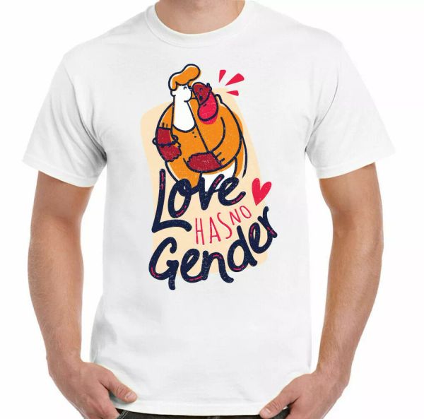 

gay pride t-shirt love has no gender lgbt tee lgbtqi day awareness, White;black