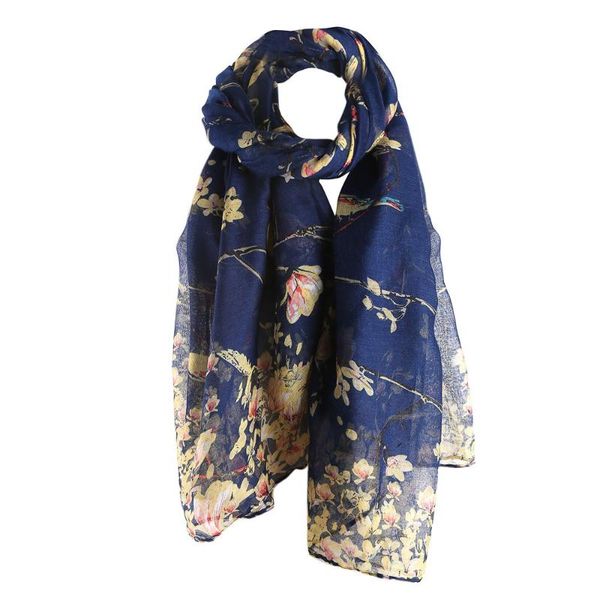 

other event & party supplies 2021 fashion hijab women printing scarves chiffon scarf long soft wrap simulation silk shawl ladies beach banda