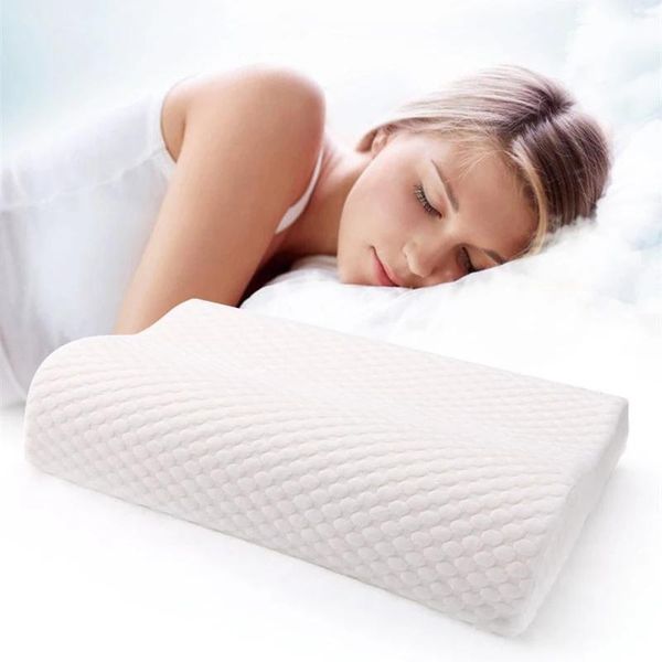 

pillow 100% memory foam orthopedic neck cervical coccyx massager pillows for sleeping slow rebound health care pain release