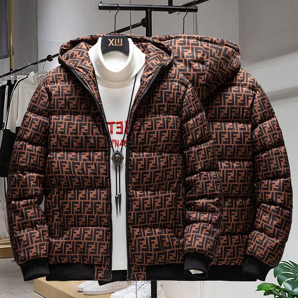 

down men's cotton padded clothes, thick, winter, Black