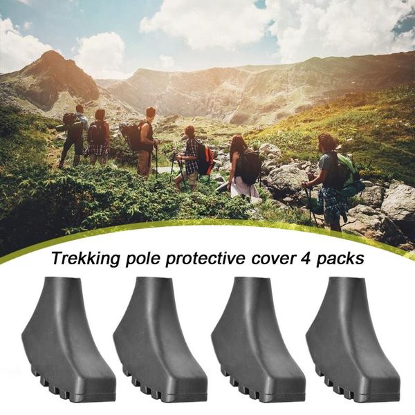 

trekking poles hiking cane pole pin hammer protective case walking stick ferrule protectors camping climbing accessories