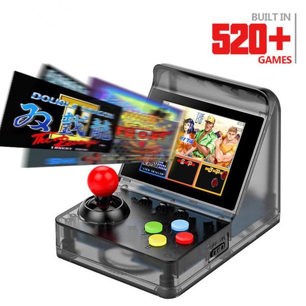 

portable arcade game console gamepad built-in 520 rocker 3.0 inch color screen controller handheld gaming device players