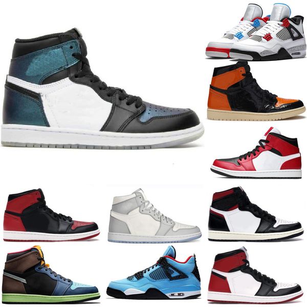 

jumpman 1 basketball shoes athletics sneakers running shoe for women sports torch hare game royal pine green court 36-47 sizea19n