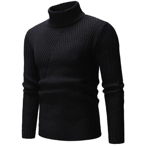 

men's sweaters autumn winter fashion brand clothing warm slim fit turtleneck pullover knitted sweater men grey white black