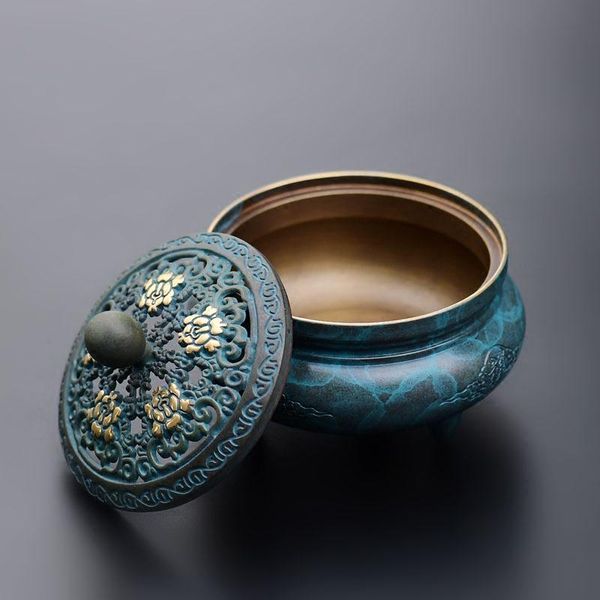 

buddha incense burner pure copper indoor antique insence holder air purification zen vintage incensario home decoration eb50xx fragrance lam