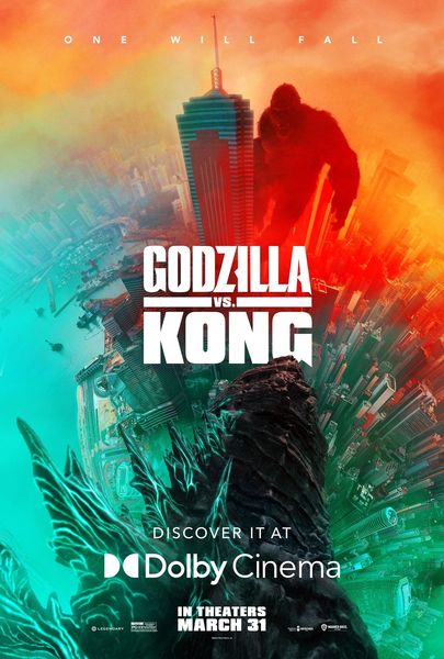 

new movie godzilla vs. kong poster silk art print 01