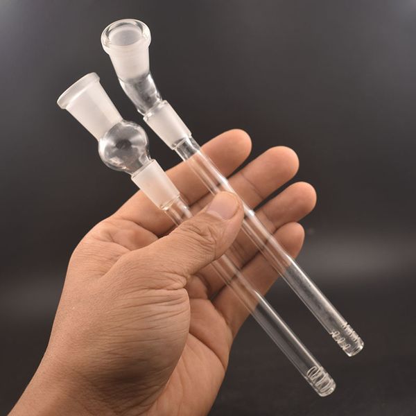 Acessórios para fumar Difusor Downstem Difusor Cachininhas 14-14mm, 18-18mm, 14mm a 18mm masculino - vidro feminino para baixo caule para tubos de água de bongos de beaker