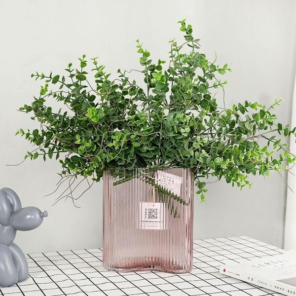 

decorative flowers & wreaths artificial flowers, single 44cm long eucalyptus leaves, plants, diy parties,home decoration, flower arrangement